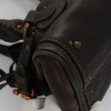 Side view of Chloe handbag Brown premium designer bag