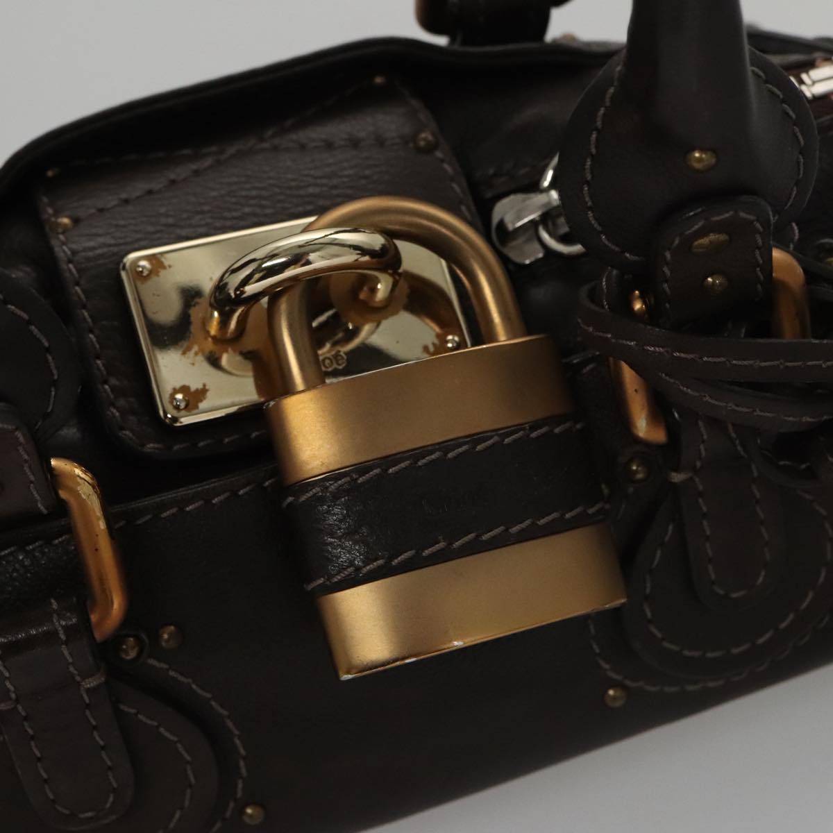 Opulex elegant leather Handbag angled view