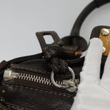 Opulex elegant leather Handbag top view