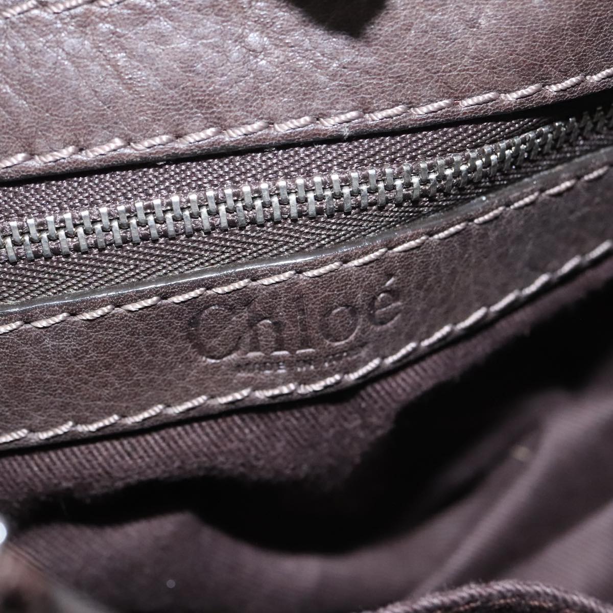 Opulex elegant leather Handbag top view