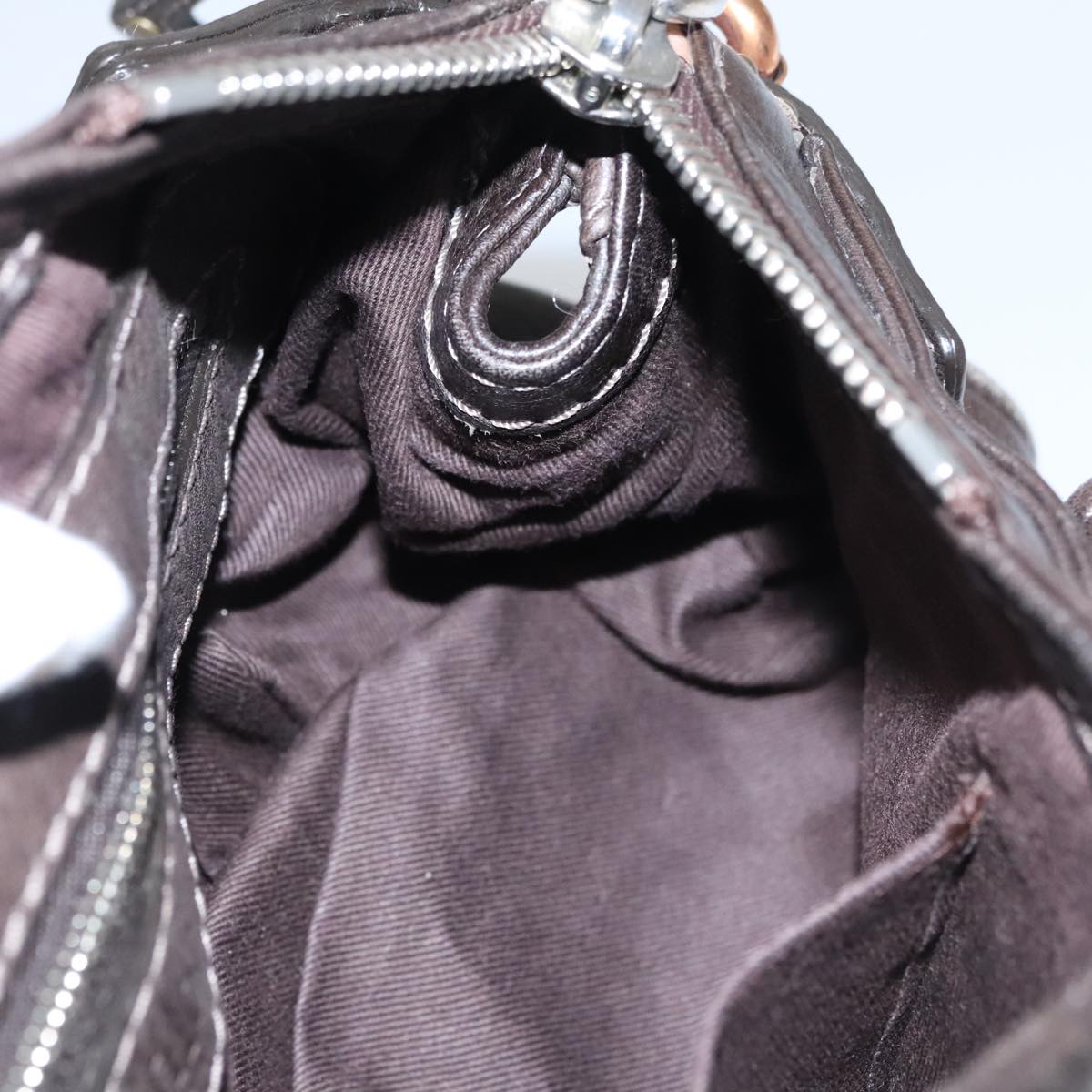 Opulex elegant leather Handbag top view