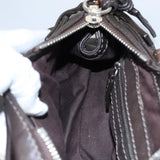 Opulex elegant leather Handbag top view