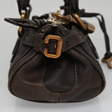 Opulex elegant leather Handbag top view