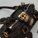 Opulex elegant leather Handbag top view