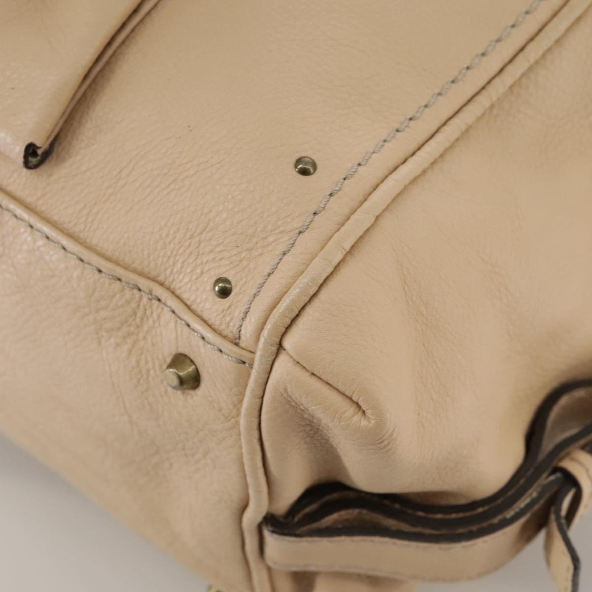 Chloe women's handbag Beige luxury designer leather
