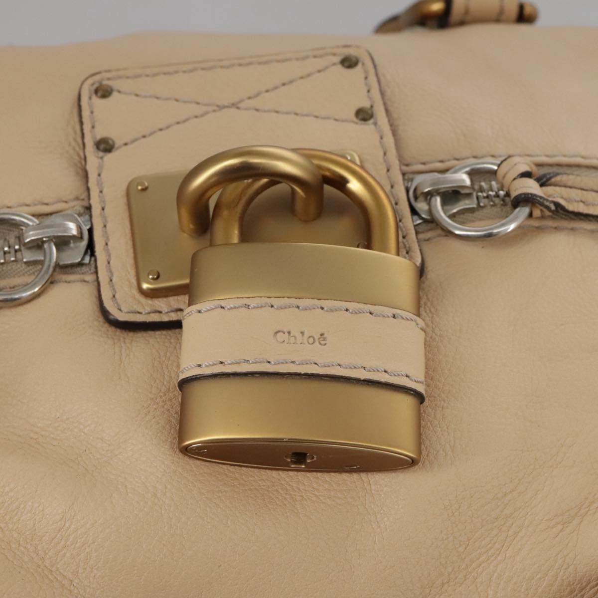 Trevique elegant leather Handbag top view