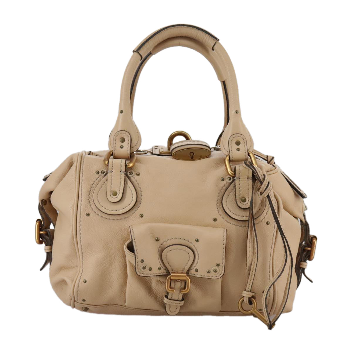 Trevique elegant leather Handbag close-up detail