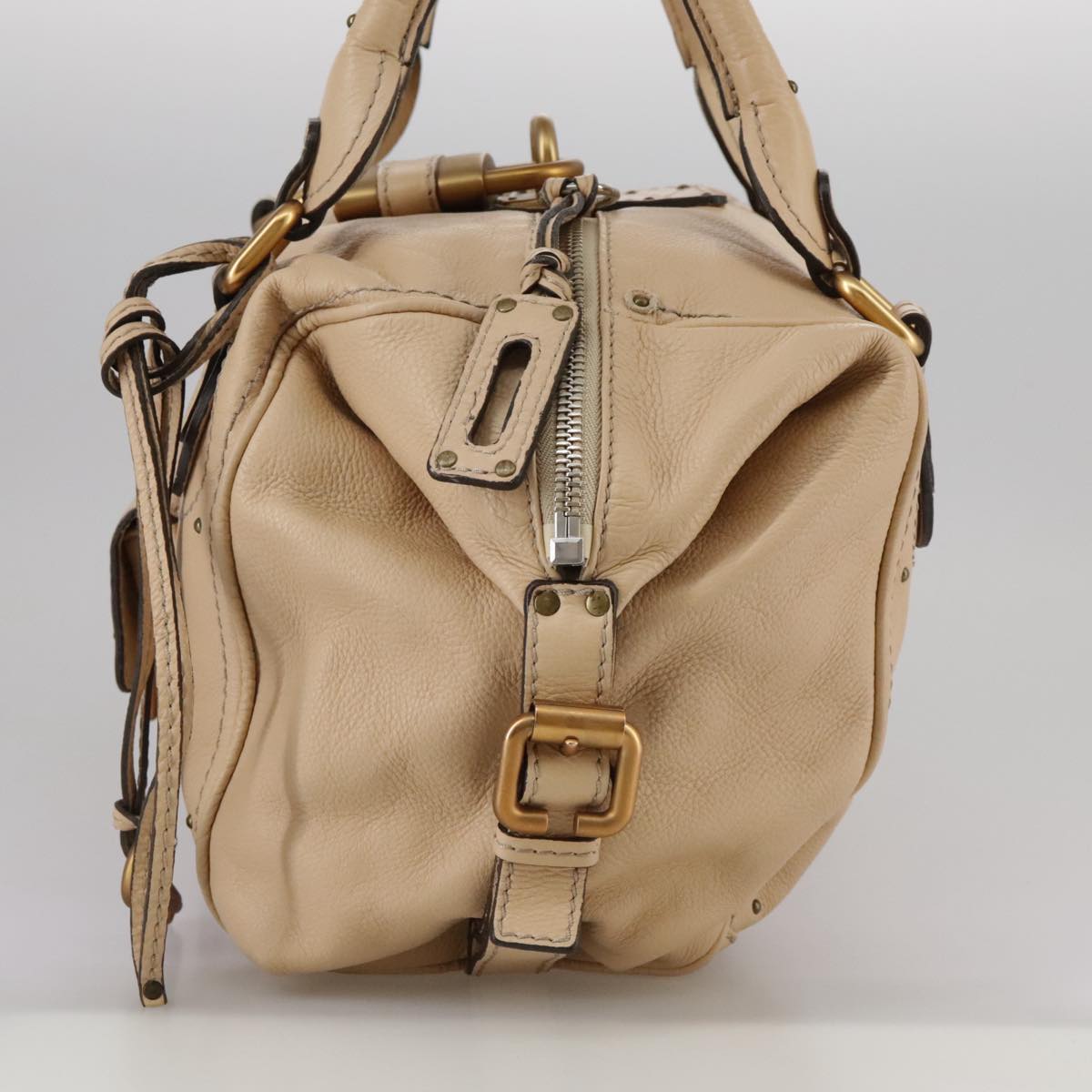 Trevique elegant leather Handbag top view