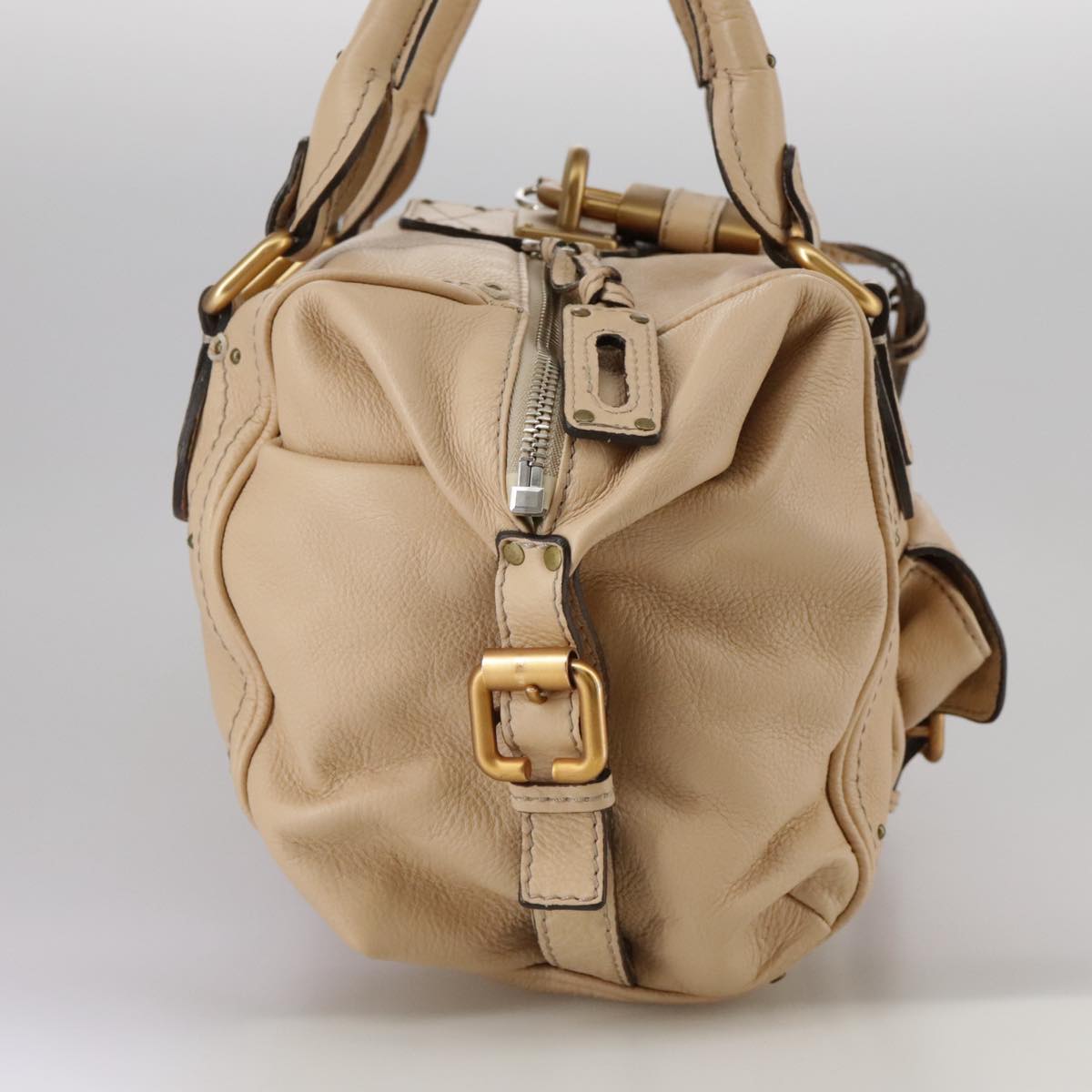 Trevique elegant leather Handbag top view