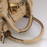 Chloe designer handbag leather closeup detail