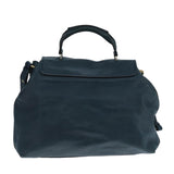 Trevora elegant leather Handbag top view