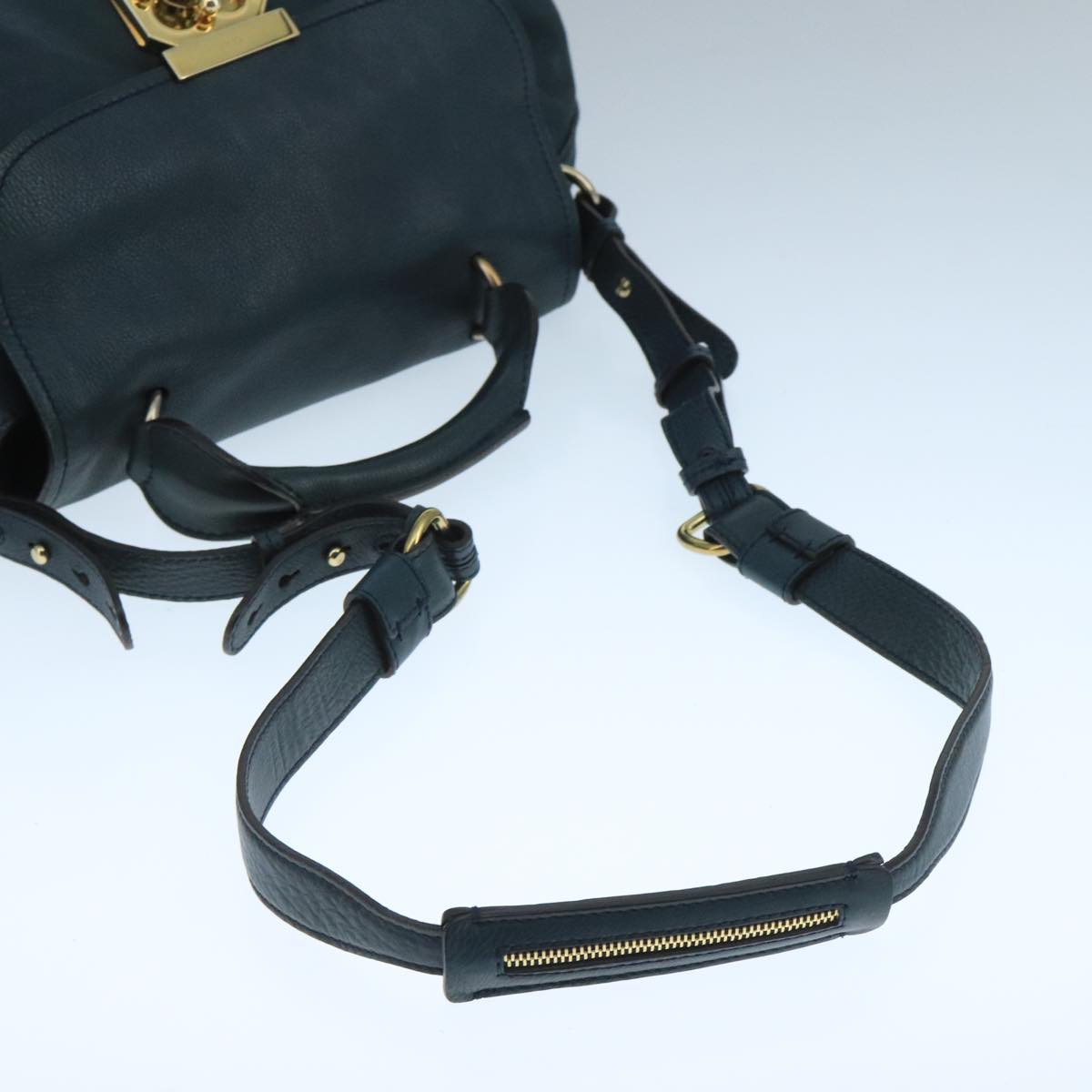 Trevora elegant leather Handbag top view