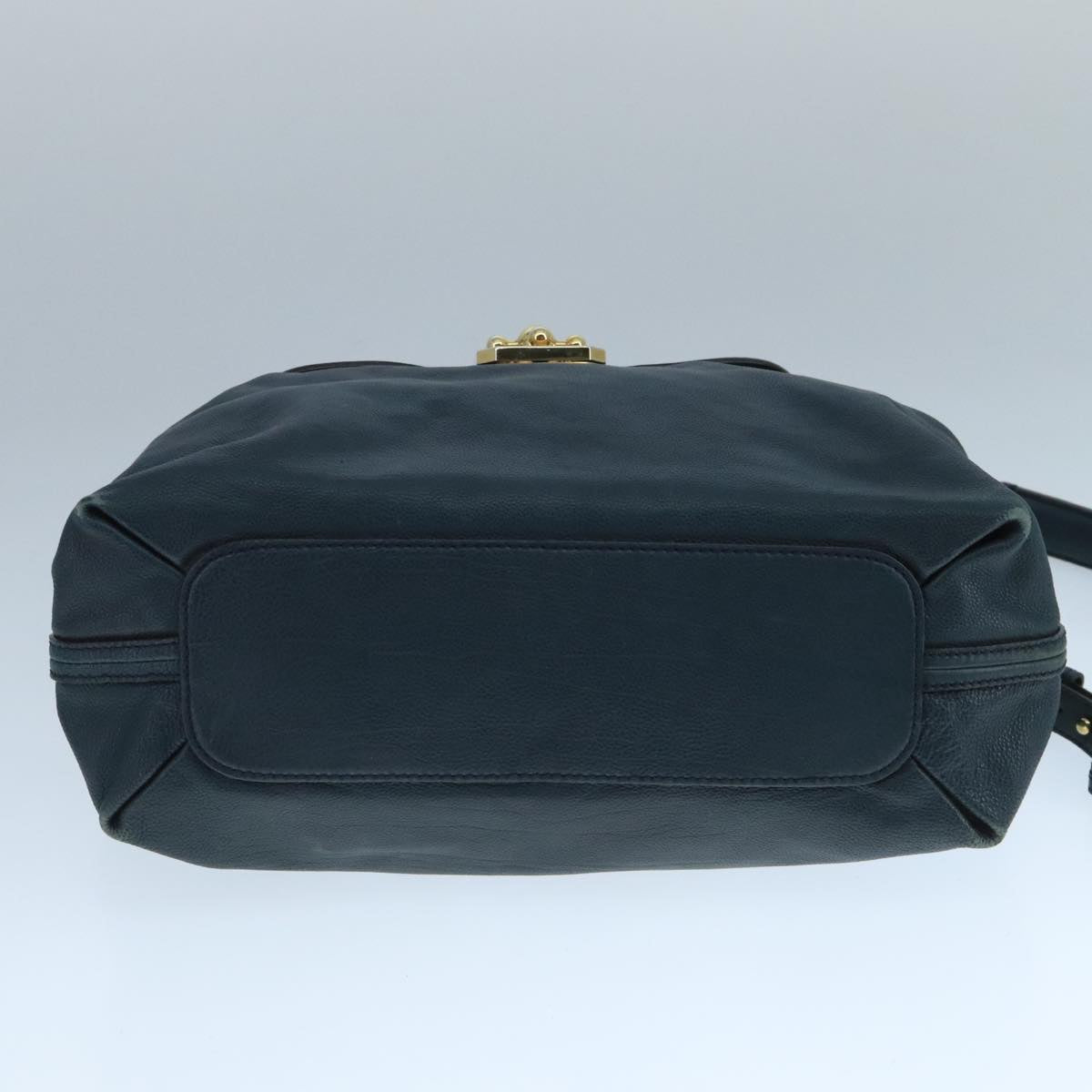 Trevora elegant leather Handbag top view