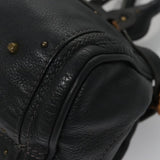 Chloe authentic luxury handbag Navy leather craftsmanship