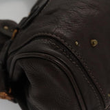 Zephyra elegant leather Handbag top view