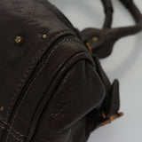 Chloe women's handbag Brown luxury designer leather