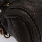 Side view of Chloe handbag Brown premium designer bag