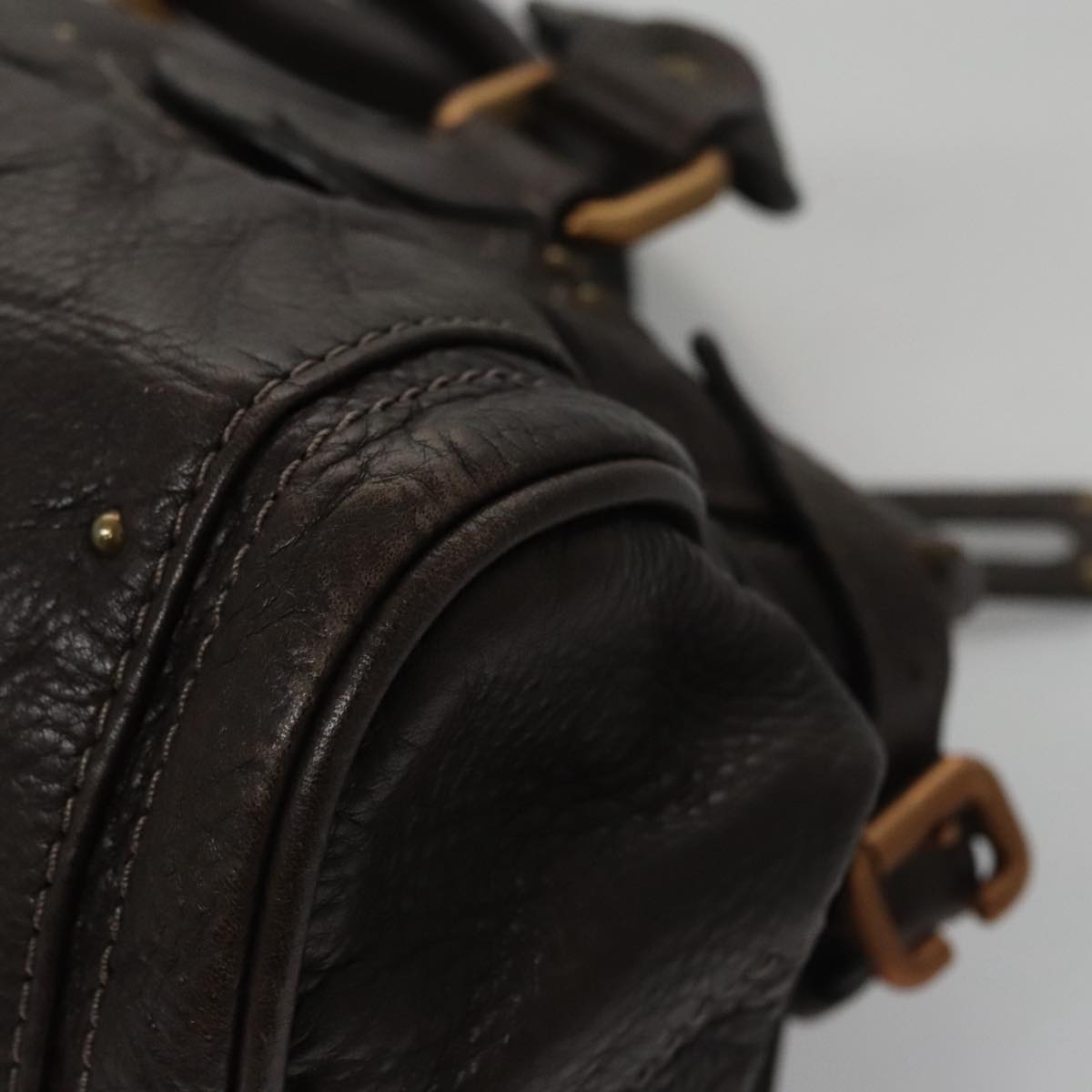 Zephyra elegant leather Handbag top view