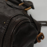 Zephyra elegant leather Handbag top view