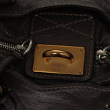 Zephyra elegant leather Handbag top view