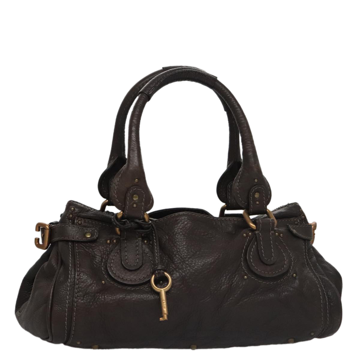 Chloe women's handbag Brown luxury designer leather