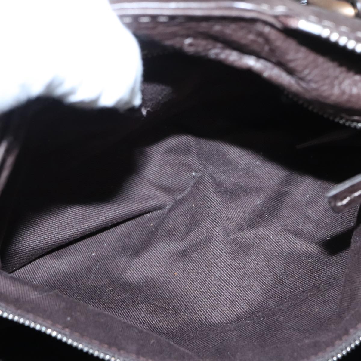 Chloe authentic luxury handbag Brown leather craftsmanship