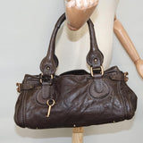 Chloe designer handbag leather closeup detail