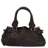 Side view of Chloe handbag Brown premium designer bag