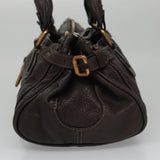 Zephyra elegant leather Handbag top view