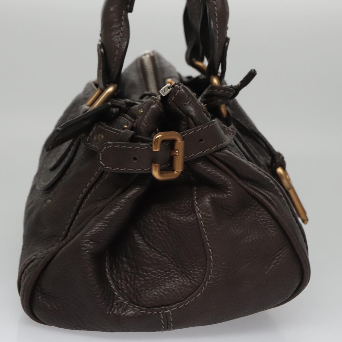 Chloe women's handbag Brown luxury designer leather