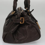 Zephyra elegant leather Handbag top view