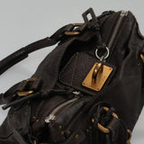 Zephyra elegant leather Handbag top view
