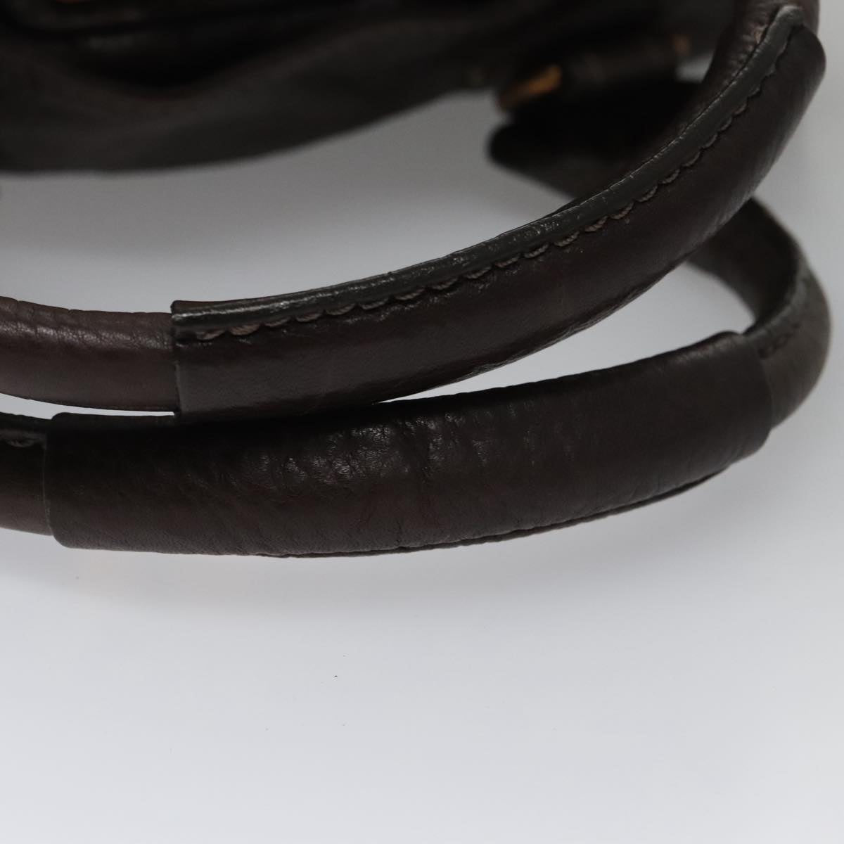 Zephyra elegant leather Handbag top view