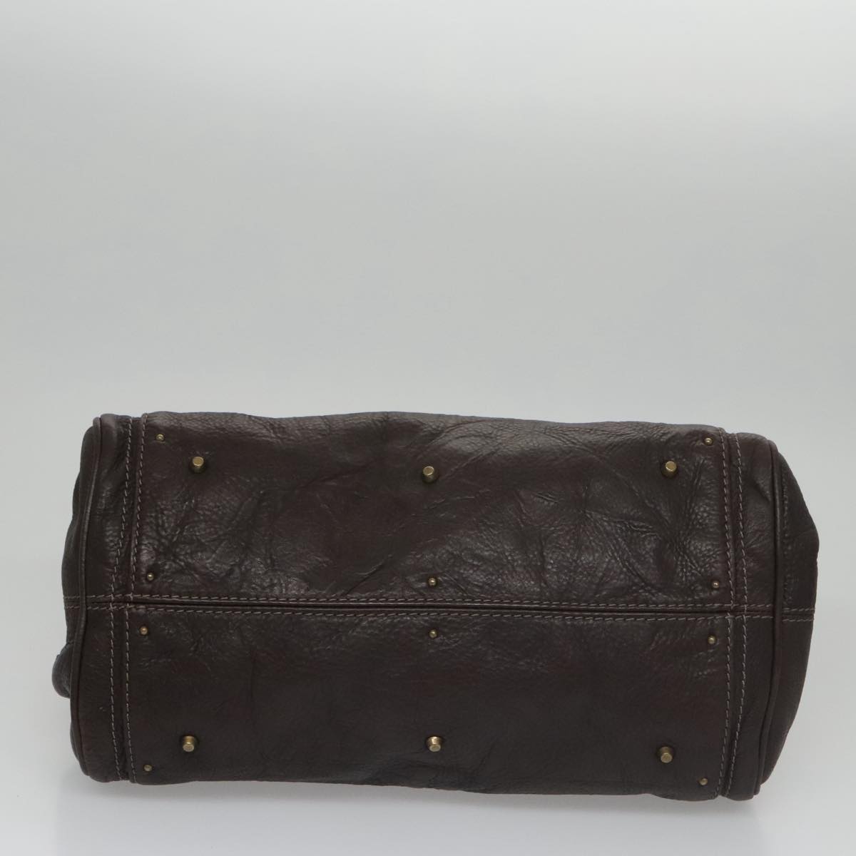 Side view of Chloe handbag Brown premium designer bag