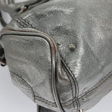 Perluxe elegant leather Handbag side view