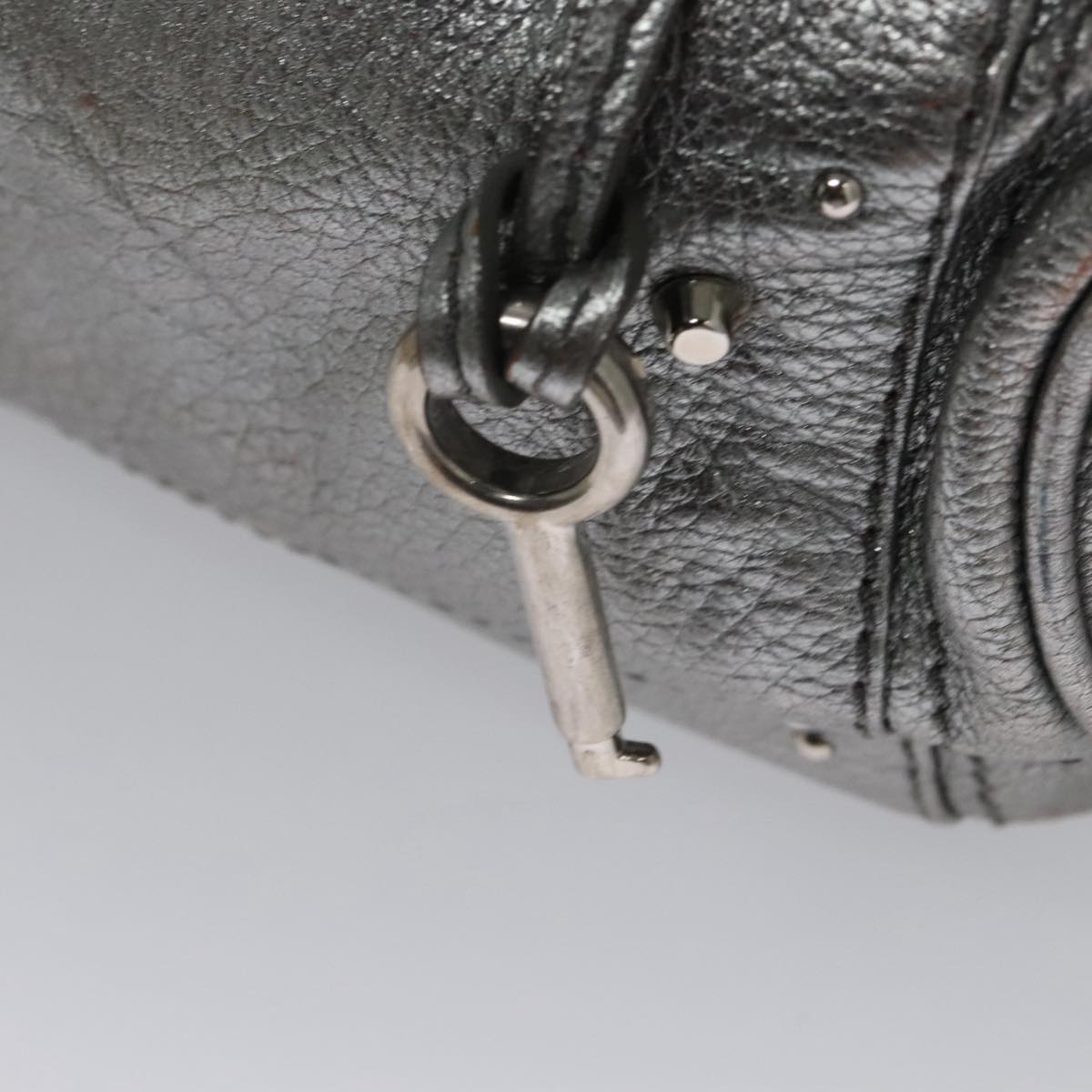 Chloe women's handbag Silver luxury designer leather