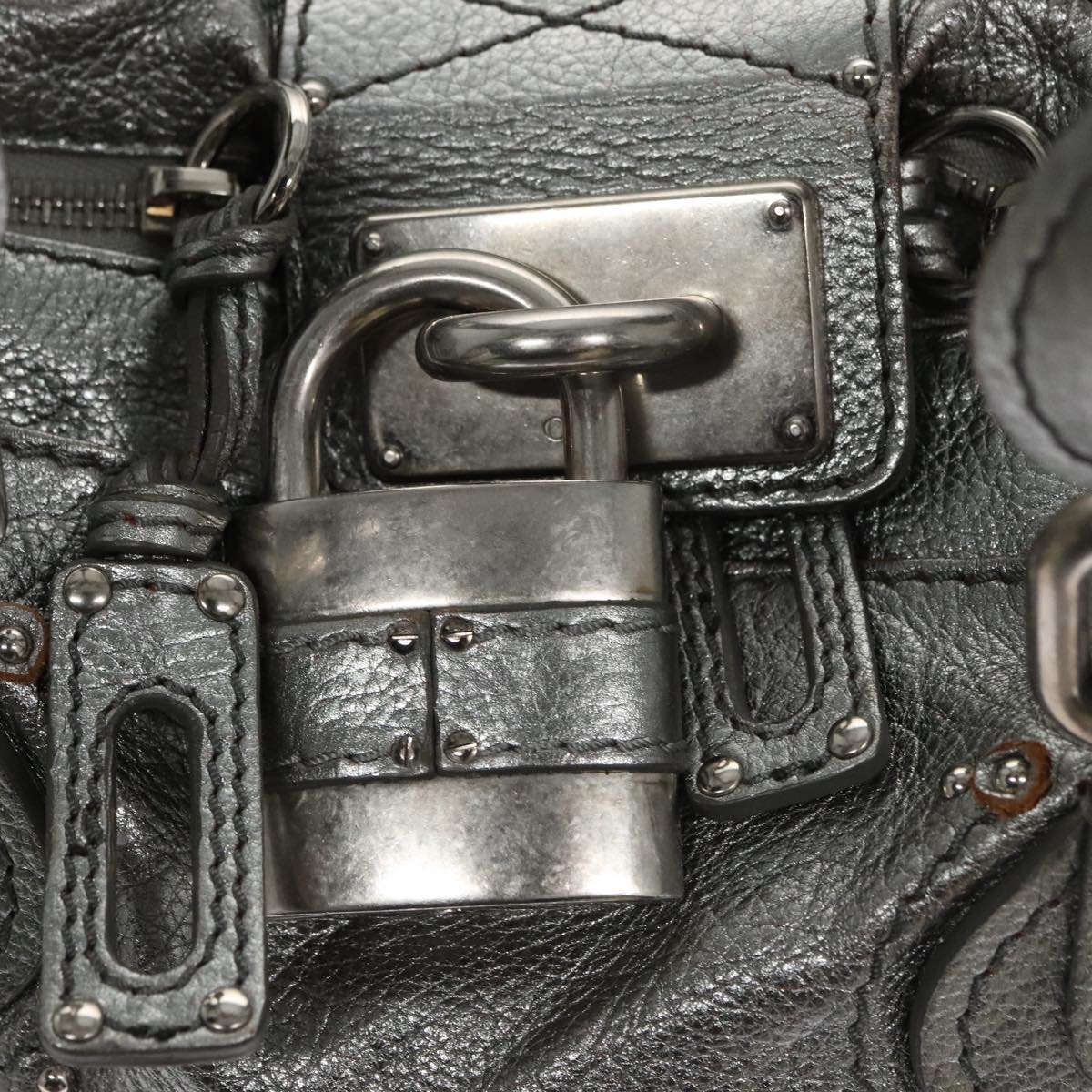 Perluxe elegant leather Handbag angled view