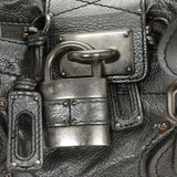 Perluxe elegant leather Handbag angled view