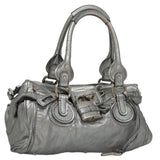 Chloe women's handbag Silver luxury designer leather