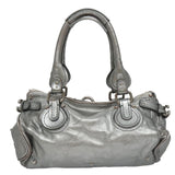 Chloe women's handbag Silver luxury designer leather