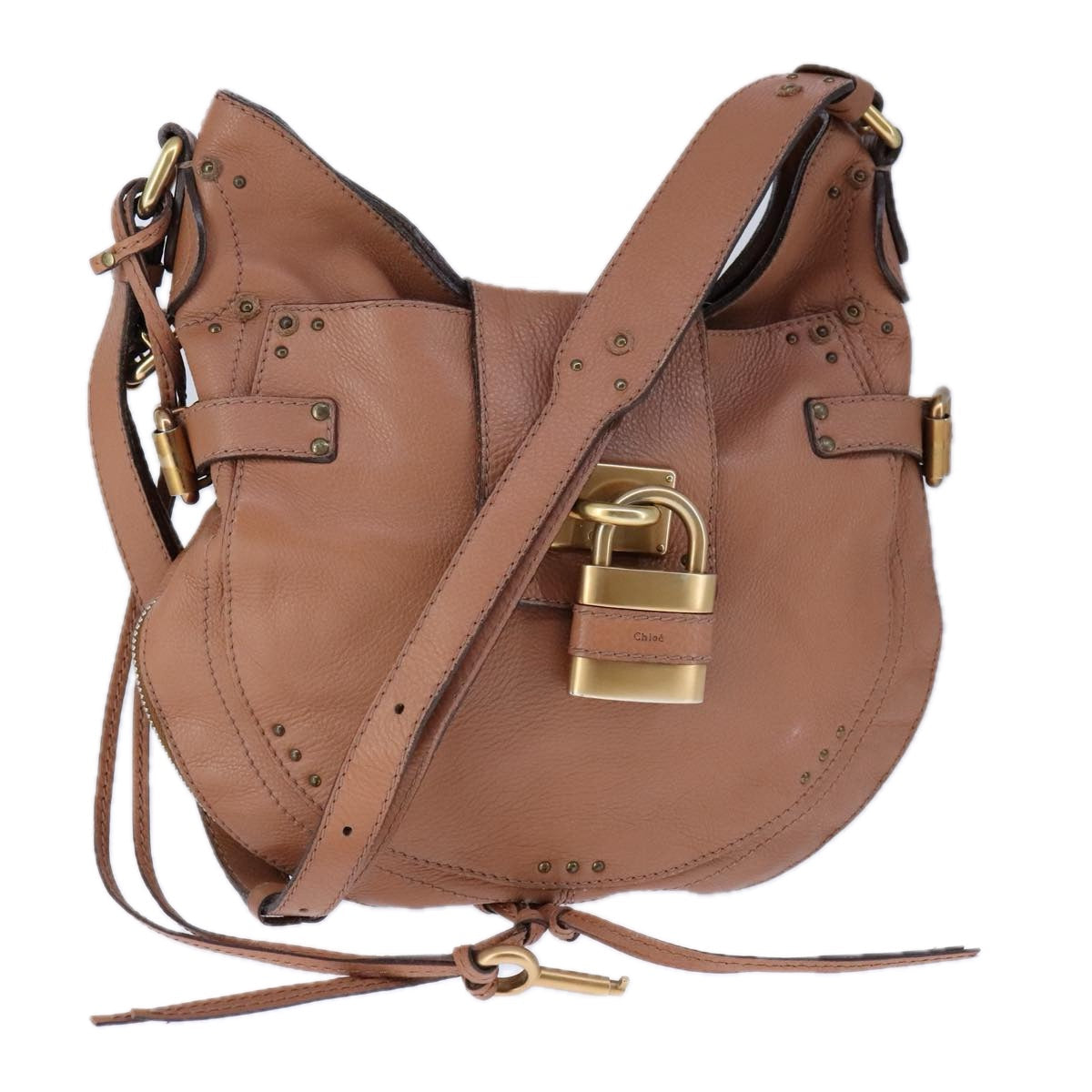 Chloe women's shoulder bag Brown luxury designer leather