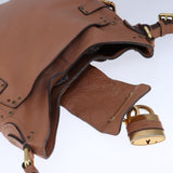 Crivelux elegant leather Shoulder Bag top view