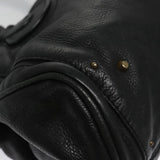 Aurelios elegant leather Handbag side view