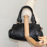 Aurelios elegant leather Handbag top view