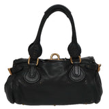 Side view of Chloe handbag Black premium designer bag