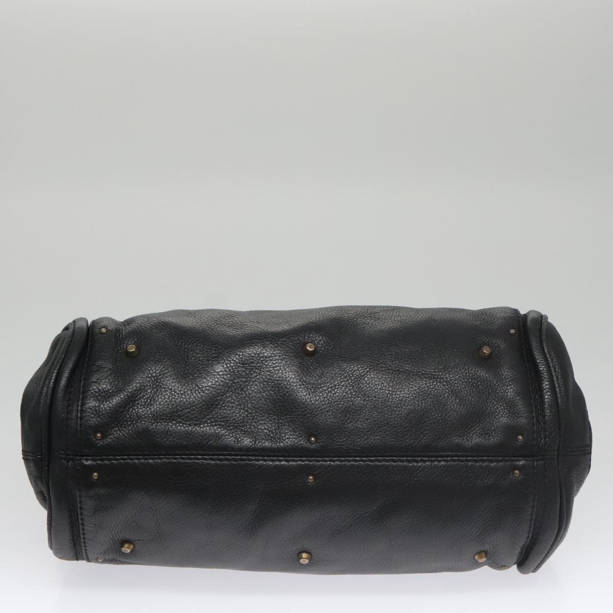 Aurelios elegant leather Handbag top view