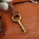 Clarique elegant leather Handbag top view