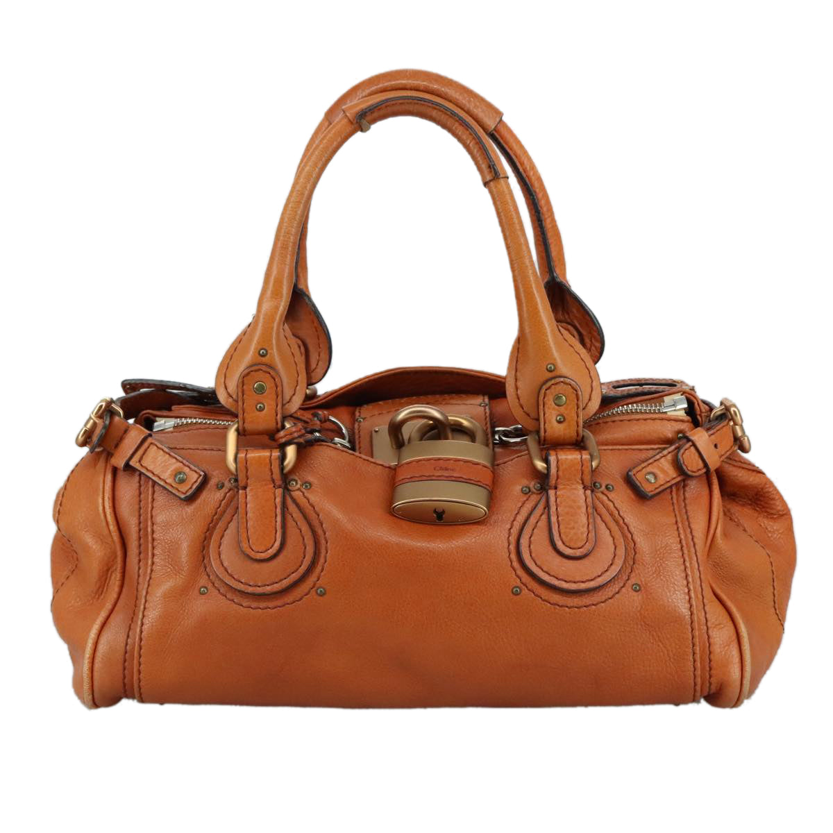 Clarique elegant leather Handbag close-up detail