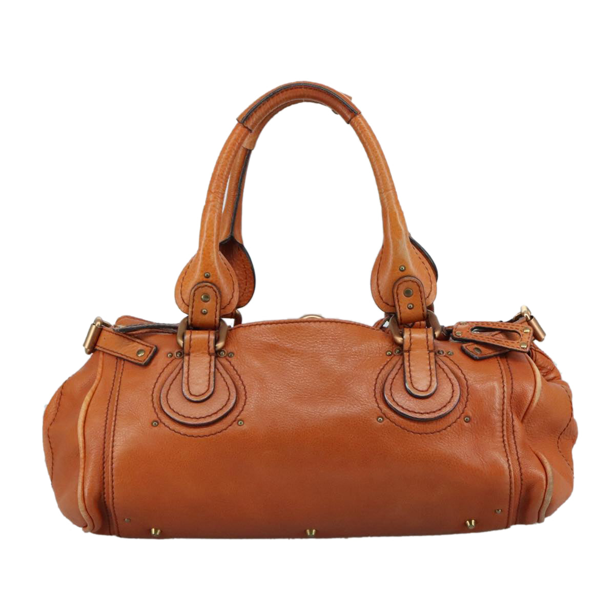 Clarique elegant leather Handbag top view