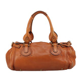 Side view of Chloe handbag Brown premium designer bag